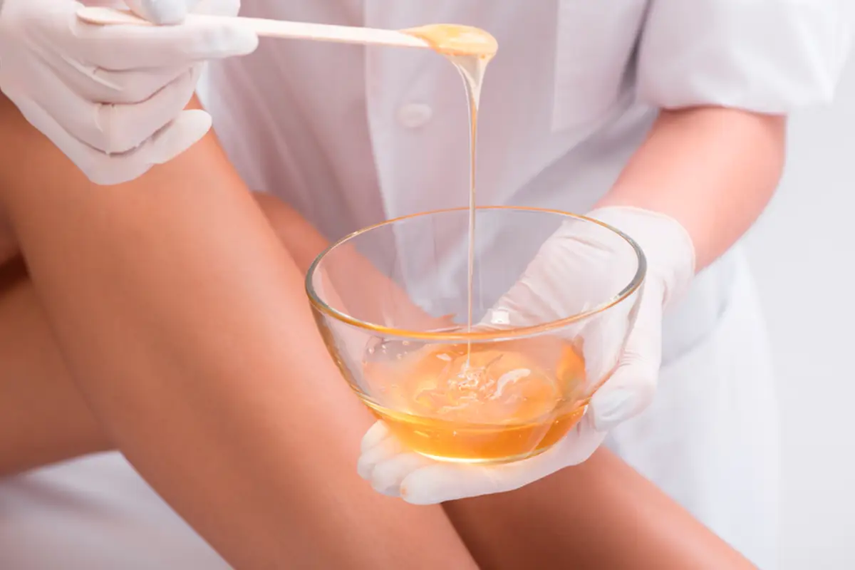 This waxing service focuses on removing hair from a specific body area, such as the arms, abdomen, or lower back.